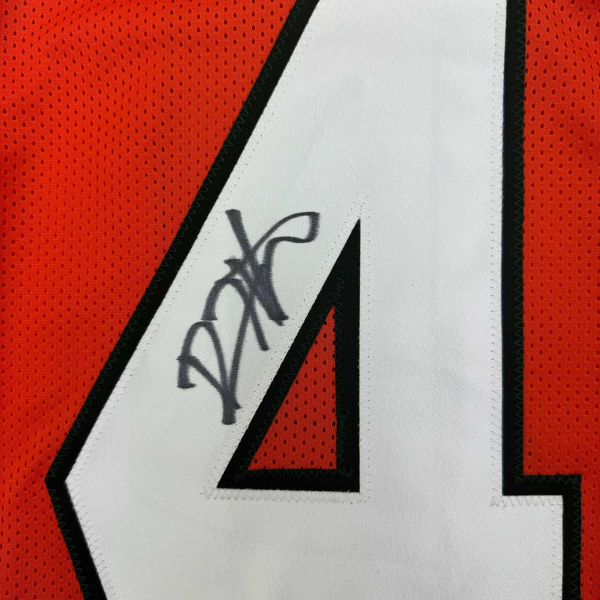 Framed Autographed/Signed Devin Hester 35x39 Miami Orange College Football Jersey JSA COA