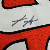 Camiseta de fútbol naranja de Cincinnati autografiada/firmada por Myles Murphy (JSA COA)