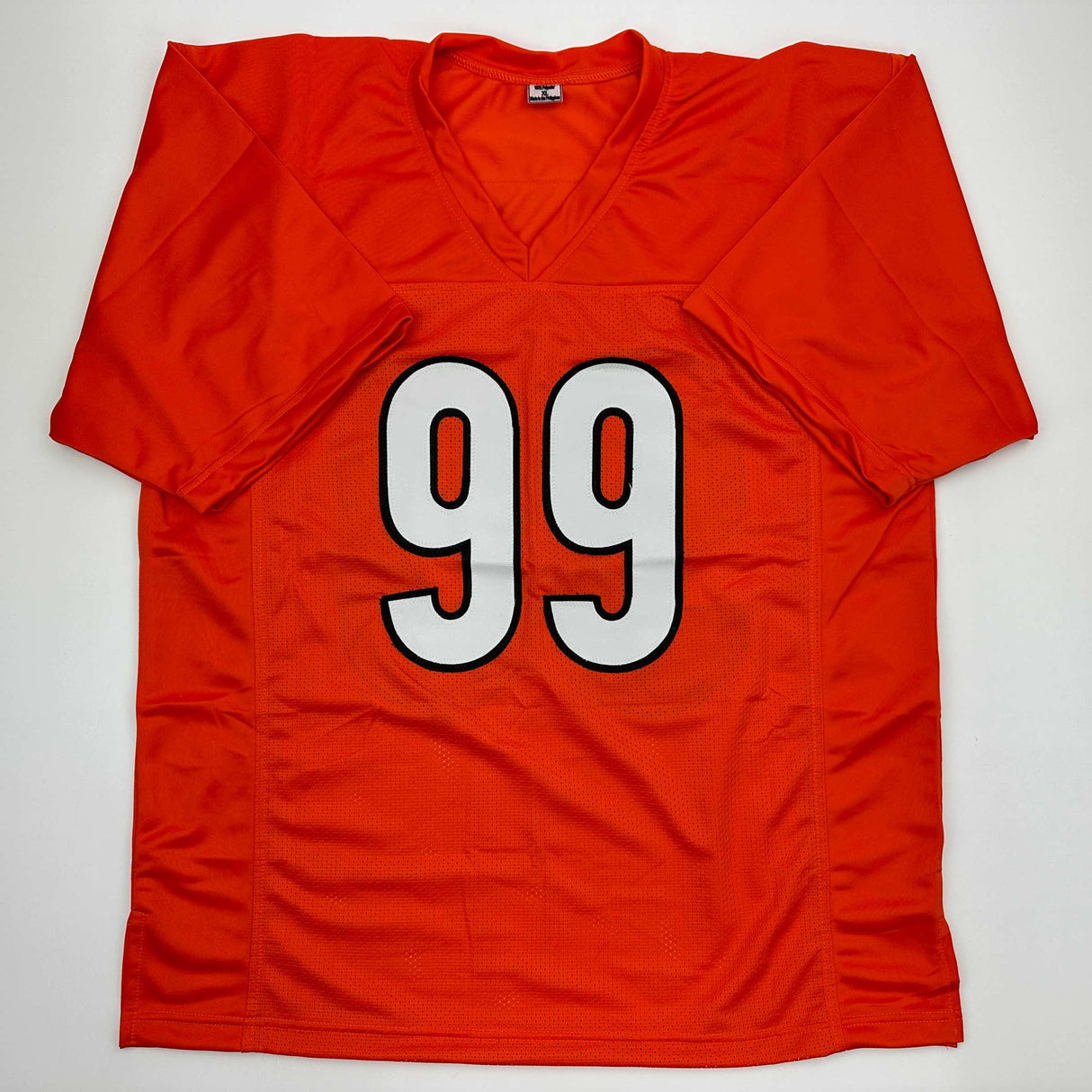 Camiseta de fútbol naranja de Cincinnati autografiada/firmada por Myles Murphy (JSA COA)