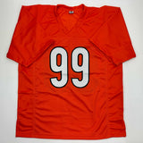 Camiseta de fútbol naranja de Cincinnati autografiada/firmada por Myles Murphy (JSA COA)