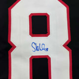 Camiseta de hockey negra de Ottawa, enmarcada, autografiada y firmada por Tim Stutzle, 35 x 39, JSA COA