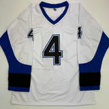 Camiseta de hockey blanca autografiada/firmada por Vincent Lecavalier 2004 SC Champs Tampa Bay JSA COA
