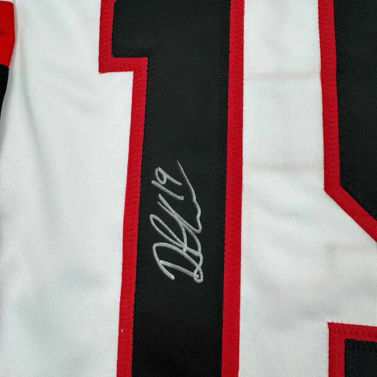 Camiseta de hockey blanca autografiada/firmada de Drake Batherson Ottawa JSA COA