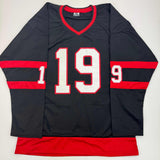 Camiseta de hockey negra autografiada/firmada de Drake Batherson Ottawa JSA COA