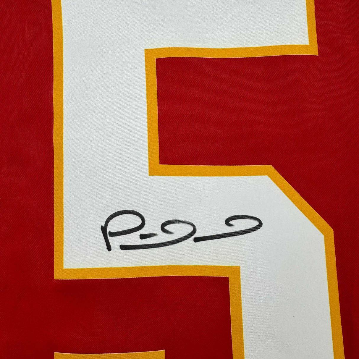 Camiseta de fútbol americano Nike auténtica de los Kansas City Chiefs, autografiada y firmada por Patrick Mahomes, color rojo, Fanatics COA