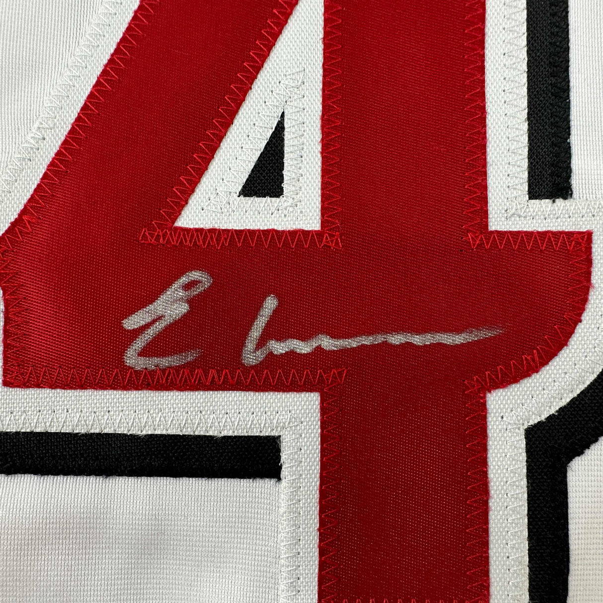 Camiseta de béisbol blanca de Cincinnati autografiada/firmada por Elly De La Cruz Beckett BAS COA