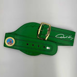 Autographed/Signed Oscar De La Hoya WBC Green Boxing Replica Championship Belt Beckett BAS COA