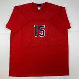 Camiseta roja de la selección de fútbol de Estados Unidos de Megan Rapinoe autografiada/firmada por JSA COA para la Copa del Mundo