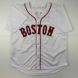 Camiseta de béisbol blanca de Boston, autografiada y firmada por Steve Pearce, número 18 de la Serie Mundial, MVP, PSA/CÓDIGO DE ADN