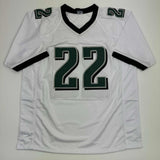 Autographed/Signed Asante Samuel Sr. 4x Pro Bowl Philadelphia White Football Jersey JSA COA