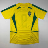 Autographed/Signed Ronaldo Nazario Brazil Yellow Soccer Jersey Beckett BAS COA