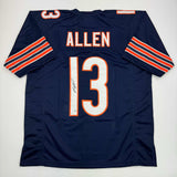 Autographed/Signed Keenan Allen Chicago Blue Football Jersey Beckett BAS COA