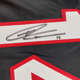 Camiseta de baloncesto negra de Tyler Herro Miami autografiada/firmada JSA COA