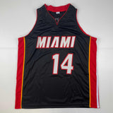 Camiseta de baloncesto negra de Tyler Herro Miami autografiada/firmada JSA COA