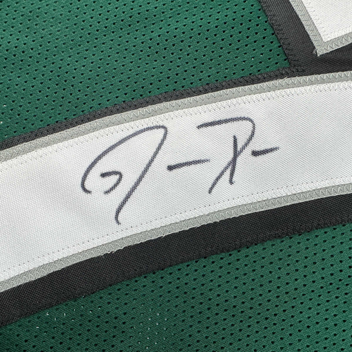 Camiseta de fútbol verde de Filadelfia autografiada/firmada por Jason Peters Beckett BAS COA