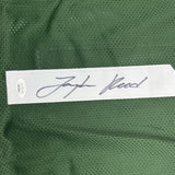 Autographed/Signed Jayden Reed Michigan State Green College Football Jersey JSA COA