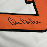 Camiseta de hockey blanca de Filadelfia de Bill Barber autografiada/firmada Beckett BAS COA