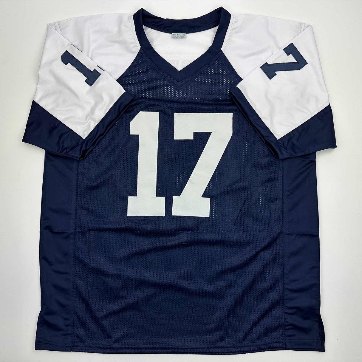Camiseta de fútbol del Día de Acción de Gracias de Brandon Aubrey Dallas autografiada/firmada Beckett BAS COA