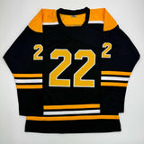 Autographed/Signed Willie O'Ree "HOF 2018" Boston Black Hockey Jersey JSA COA