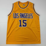 Autographed/Signed Austin Reaves Los Angeles LA Yellow Basketball Jersey Beckett BAS COA