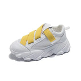 Velcro Platform Sneakers, Dad Shoes, White Casual Shoes