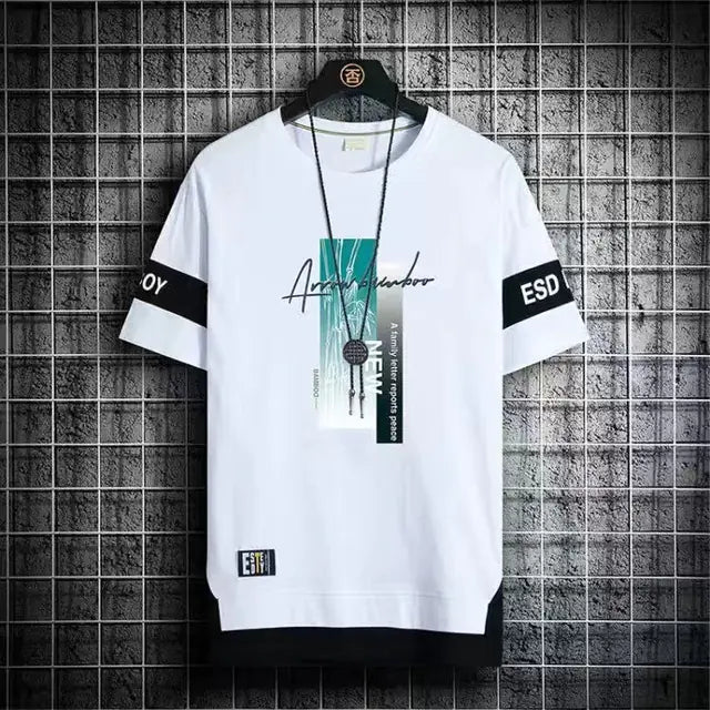 2024 Men's Korean Fashion Summer Short Sleeve T-Shirts - Lootquake