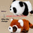 Plush Red Panda Doll Toy Children's Birthday Gift Plush Toys - Lootquake