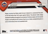 Tarjeta de béisbol Topps Now Ace Bailey n.° 348, lámina dorada, 50 unidades, para novatos, RC, 2025