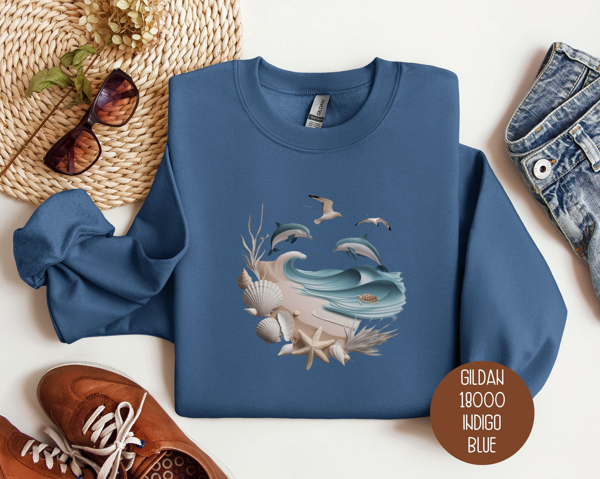 Sudadera con delfín lindo