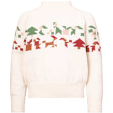 White Christmas Sweater for Kids with Gifts Motiv