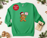 Christmas Gingerbread Man Sweatshirt