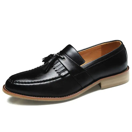 Men's Spring Dress Shoes - Stylish Pointed Oxford Shoes - Lootquake