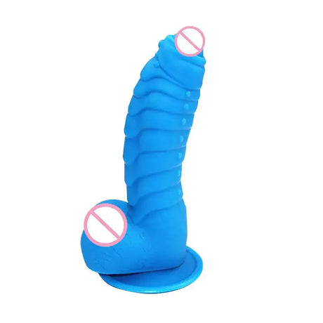 Colorful Dinosaur Scale Suction Silicone Adult Toy - Lootquake