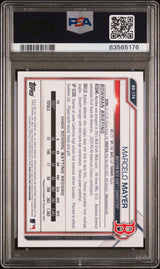Tarjeta de béisbol RC de novato Marcelo Mayer #BD174 del Draft Topps Bowman 2021 PSA 10 Gem Mint
