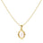 Krfy Gold Initial J Necklaces for Women - Dainty Charm Necklaces 14K Gold Plated Oval Letter White Enamel Personalized Name Necklaces for Women Trendy Gold Necklace Jewelry - Lootquake
