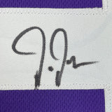 Camiseta de fútbol morado de Minnesota de 35 x 39, enmarcada, autografiada y firmada por Justin Jefferson (JSA COA)