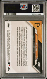 Tarjeta de béisbol de Paul Skenes #645 Rookie RC, clasificada en Topps Now 2024, PSA 10 Gem Mint