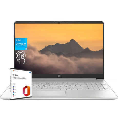 HP Laptop for Business and Student 15.6" HD Touchscreen Intel 6-Core i3-1215U Processor 16GB RAM 1TB SSD lntel UHD Graphics Windows 11 Home with Microsoft Office Lifetime License - Lootquake