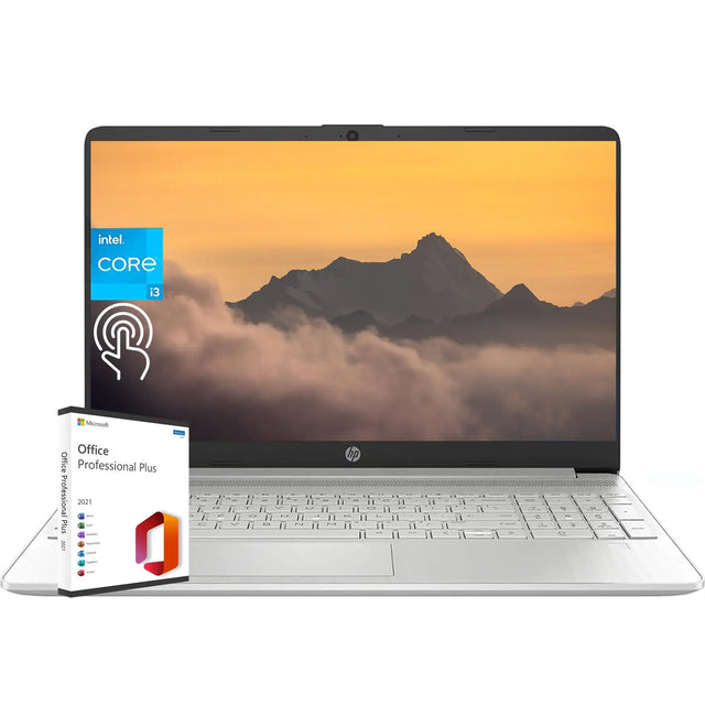 HP Laptop for Business and Student 15.6" HD Touchscreen Intel 6-Core i3-1215U Processor 16GB RAM 1TB SSD lntel UHD Graphics Windows 11 Home with Microsoft Office Lifetime License - Lootquake