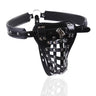 Leather Men's Chastity Belt with Cock Cage, Adult Toy - Lootquake