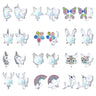 NEWITIN 12 Pairs Clip On Earrings for Women Cute Earrings Crystal Earrings Pearl Earrings Charming Fashion Earrings Non Piercing Clip on Earrings for Women - Lootquake