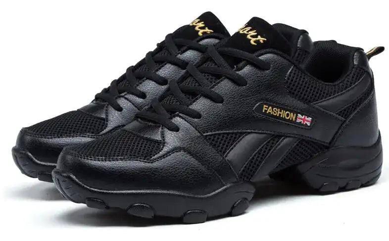 Men's Dance Shoes - Soft, Breathable, Leather Fitness Shoes - Lootquake