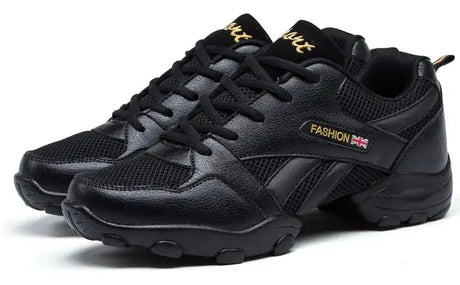 Men's Dance Shoes - Soft, Breathable, Leather Fitness Shoes - Lootquake