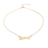 Gold Stainless Steel "Angel" and "Princess" Necklaces - Lootquake