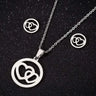 Collares de acero inoxidable con forma de corazón para mujer