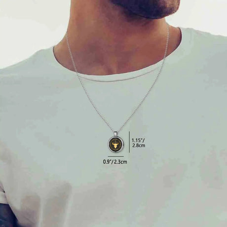 Taurus Necklaces for Lovers of the Zodiac 24k Gold Inscribed - Lootquake