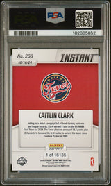 Tarjeta de baloncesto Caitlin Clark #268 Rookie RC de la WNBA Panini Instant 2024, PSA 10 Gem Mint