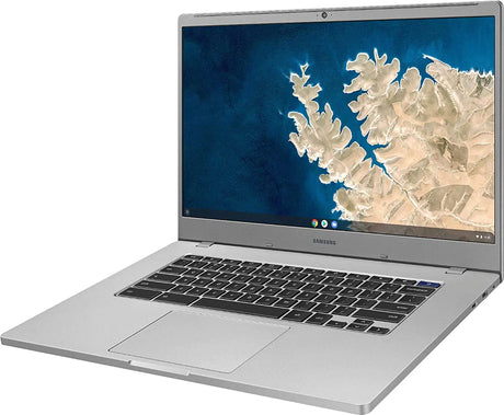 Samsung 4+ 15.6-inch Chromebook Laptop Computer FHD Display Intel Celeron Processor N4000 4GB RAM 128GB eMMC USB-C WiFi Webcam Chrome OS (Renewed) - Lootquake