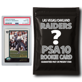 Las Vegas Raiders PSA 10 Graded Rookie Card Mystery Pack