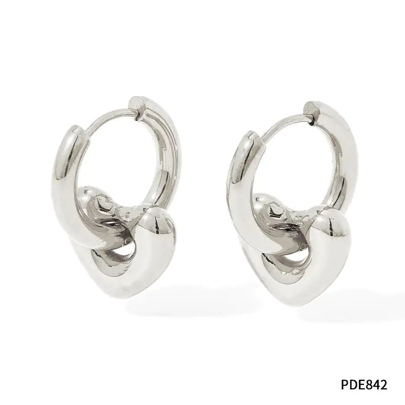 XINGX Earrings Stainless Steel Glossy Earrings - Lootquake